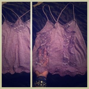 Lavender Lace Cami