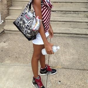 Size 6 1/2 coach sneakers & Betseyvile bag