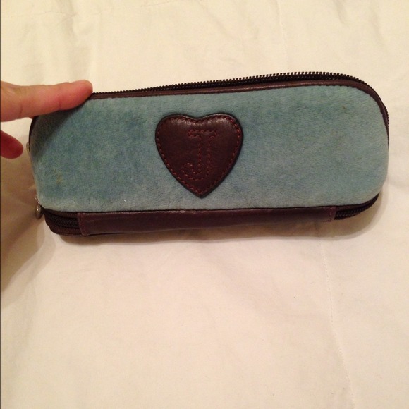 Juicy Couture turquoise&brown clutch - Picture 3 of 4