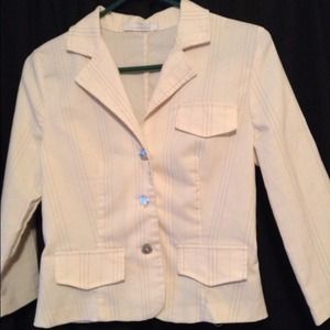 Off white blazer