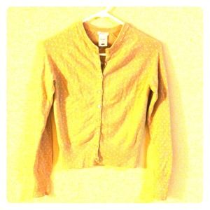 Darling Tan Polka Dot Cardigan