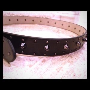 Steve Madden studded black belt