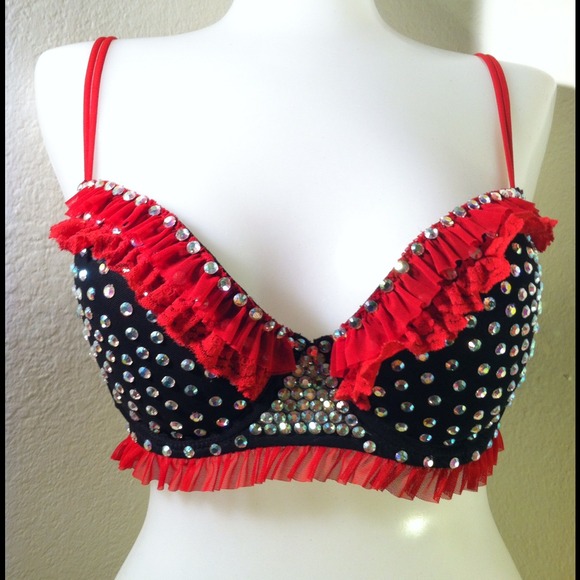 Black & Red Bra