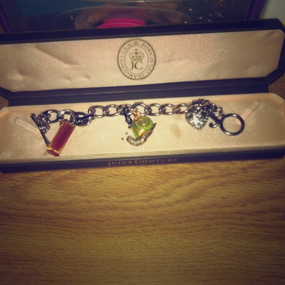 Authentic juicy couture charm bracelet
