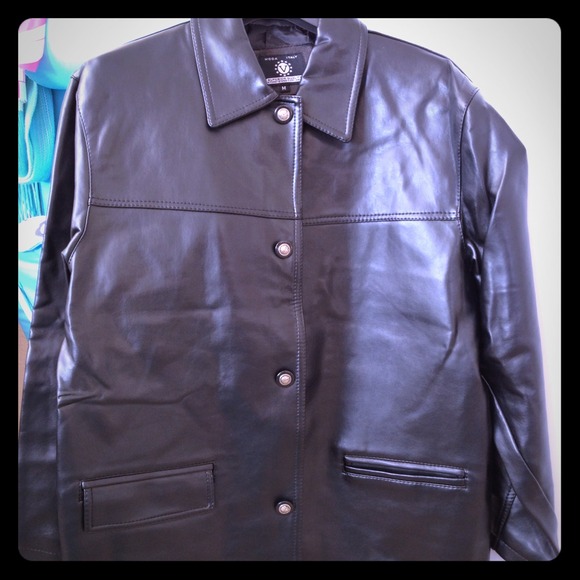 Men's Versace Genuine Leather Jacket