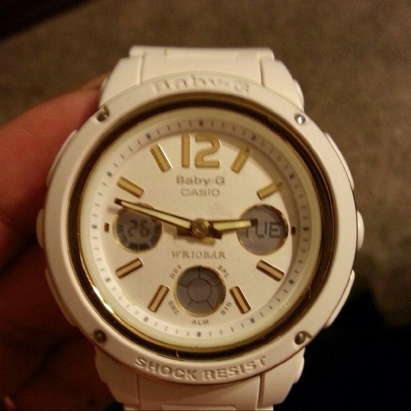 Baby G shock Watch White Ladies
