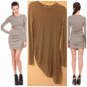 T By Alexander Wang Modal Spandex  Drape Dress