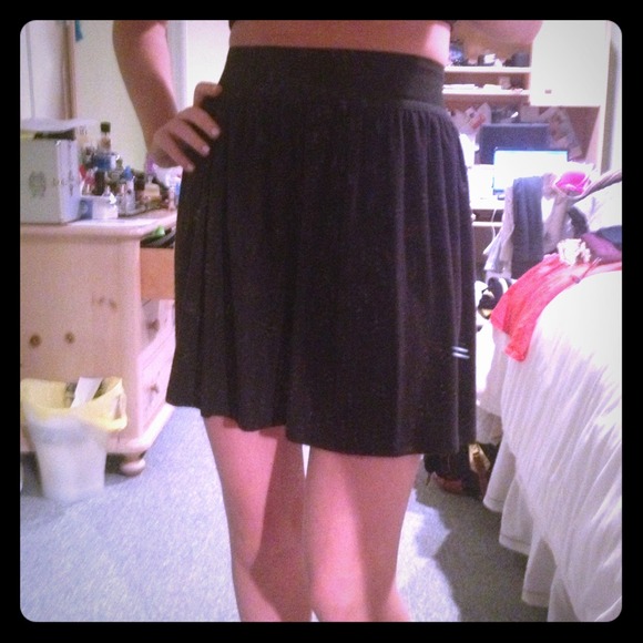 BDG black skirt with stretch waist