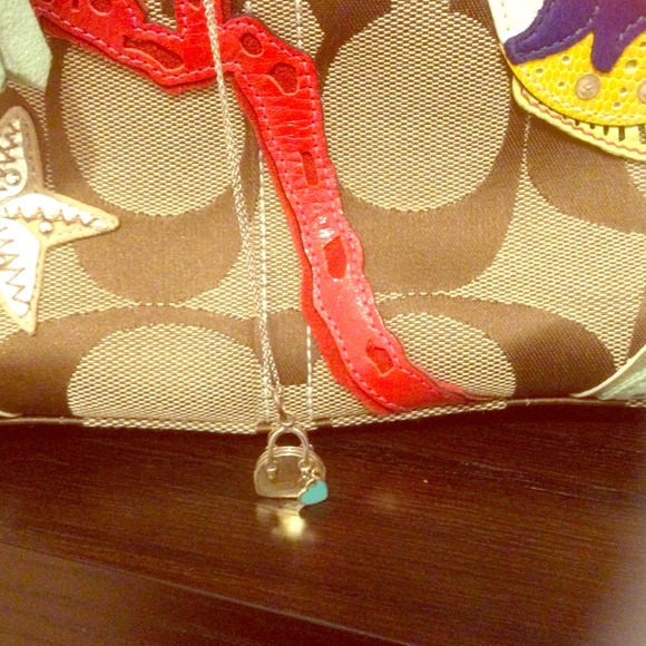 SOLD!! Handbag charm Tiffany & Co necklace!