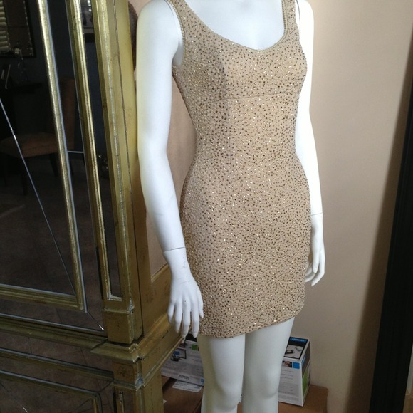 Mystic gold sparkle dress S-M-L available