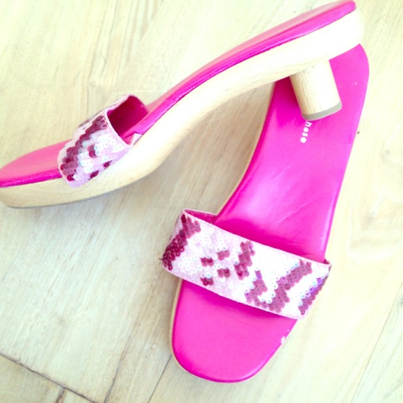 🌺HOST PICK🌺L'autre chose wood heeled sandals