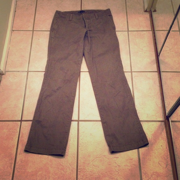 GAP size 4A. Dark grey/olive khaki pants