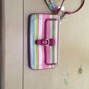 REDUCED!!Authentic coach wristlet