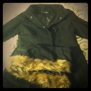 XXI Fleece Coat W/ Removable Hoodie