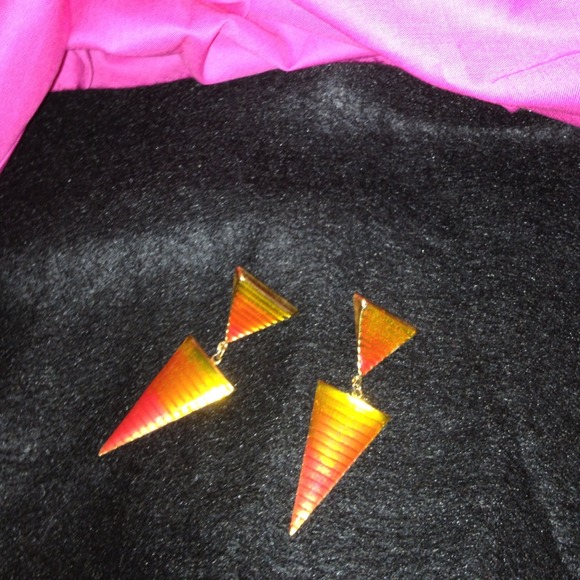 Retro 80's earrings