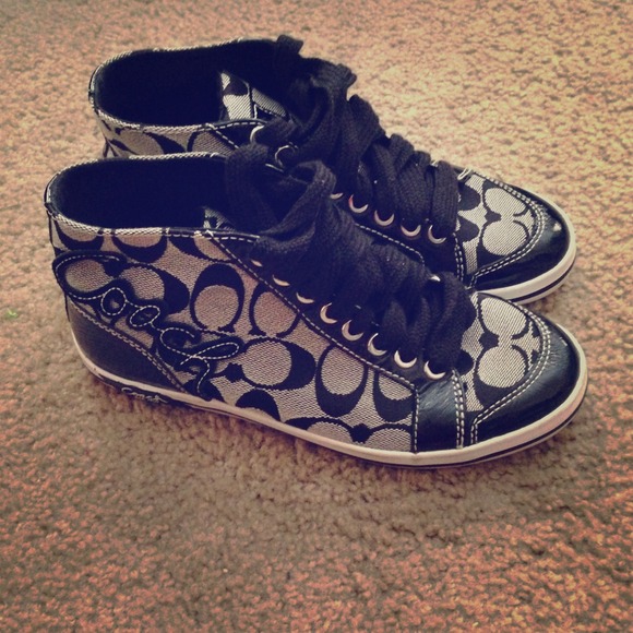 Coach high top sneakers