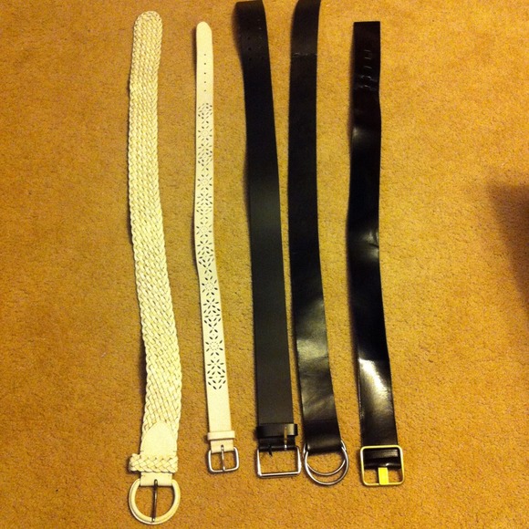 Assortment of belts-Abercrombie & Fitch, Express