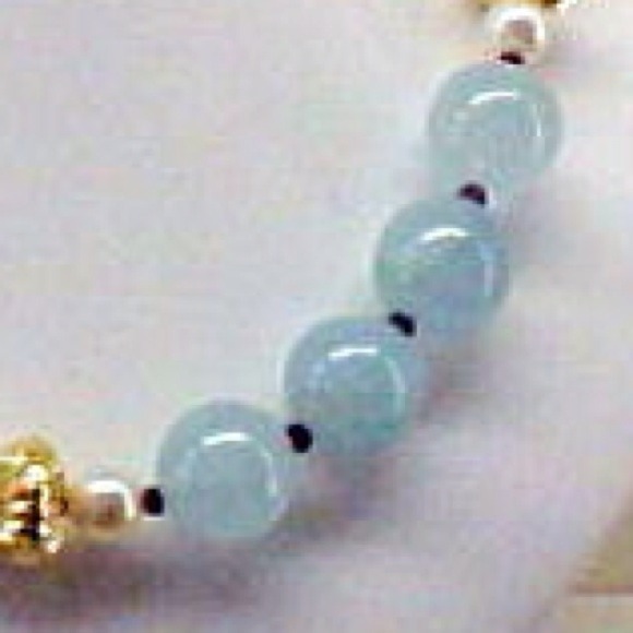 🌺SOLD Aquamarine , Raspberry Garnets Pearls - Picture 2 of 3