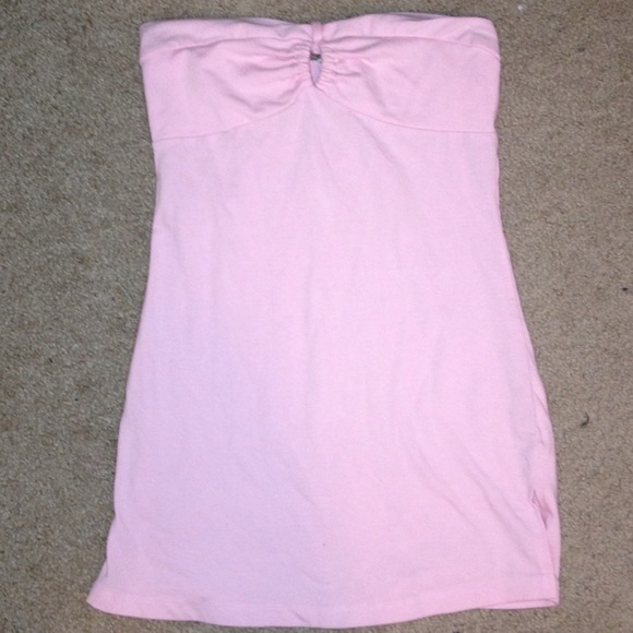 Pink tube top