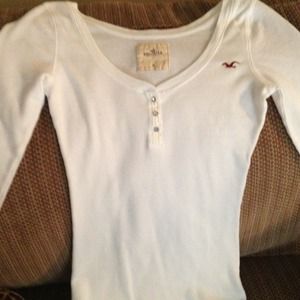 Hollister thermal 3/4 sleeve tee