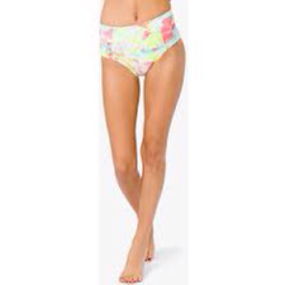 Forever 21 Other - NEVER WORN tie-dye retro highwaist swim bottom