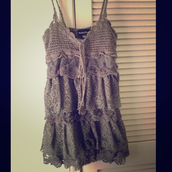 ❌SOLD❌Crochet lacey top