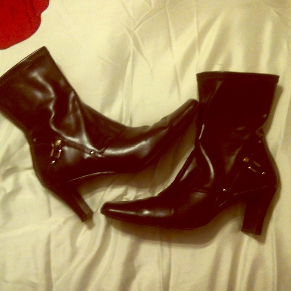 Dark Brown ankle booties