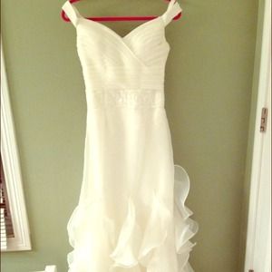 Custom made wedding gown