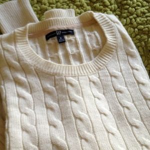 Soft cable knit sweater