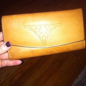 Tan GENUINE LEATHER WALLET