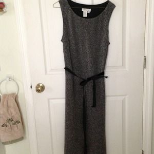 Beautiful dress with red sweater