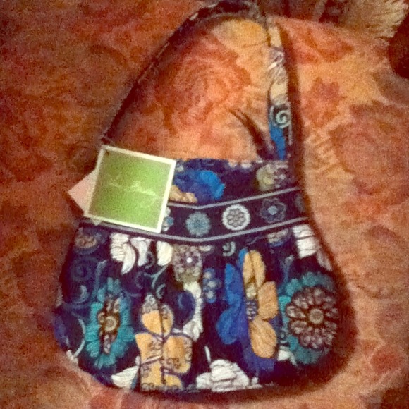 Vera Bradley purse blue floral.