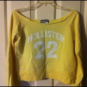 BUNDLE!Hollister sweatshirt & side lace shirt.