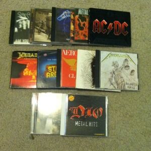 Lot of rock/metal CD's