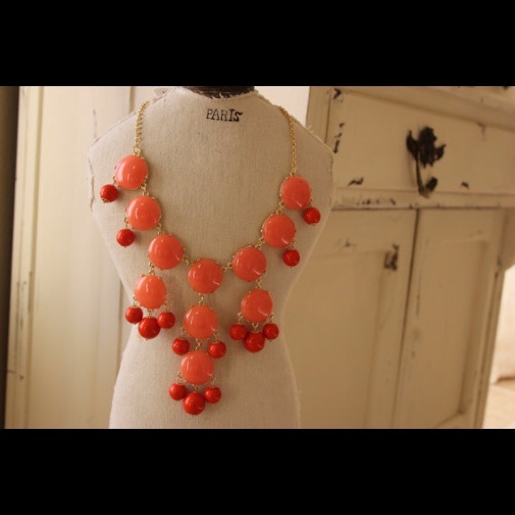 Orange Bubble Necklace