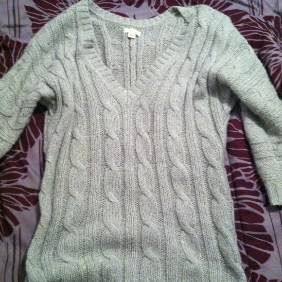 ❌Sold❌Grey wool sweater Aerie - Picture 2 of 3