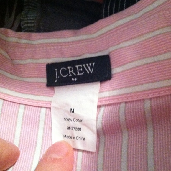 NWOT J Crew Tuxedo button down - Picture 3 of 4