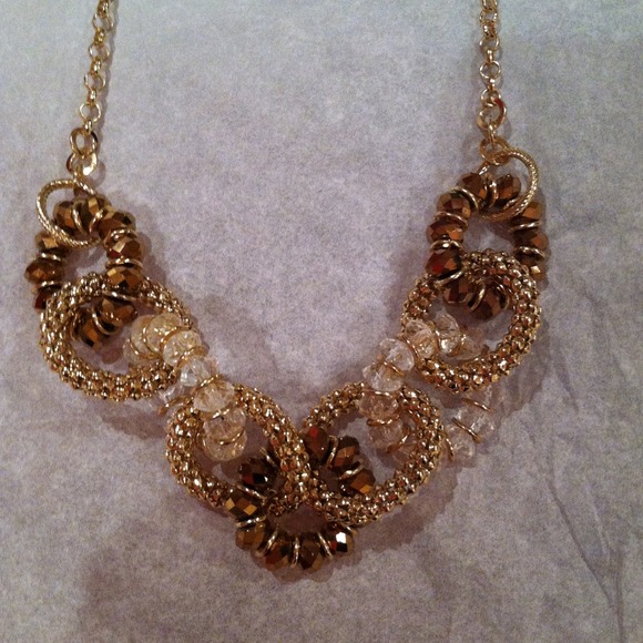 New York & Company Jewelry - Bundle of 2 NWT gold statement necklaces