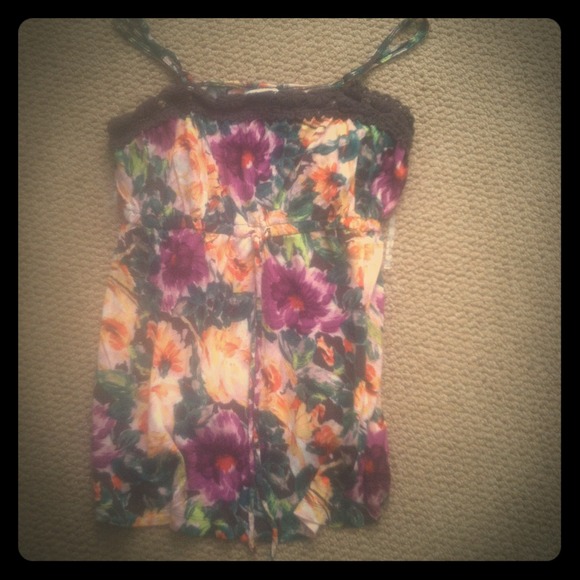 Floral tank top