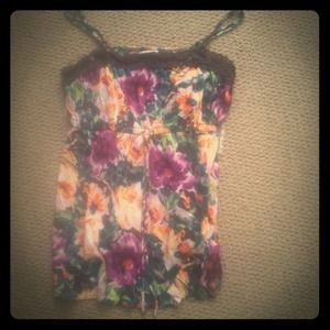 Floral tank top