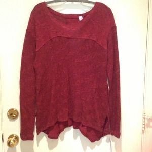 Wilt sweater with peek a boo cut out in back