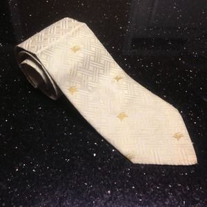 ❗REDUCED x 3❗Auth BURBERRY Check Knight Logo Tie