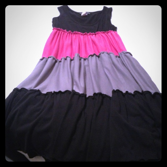 Color block tank dress sz M -gently used!