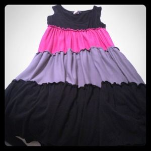 Color block tank dress sz M -gently used!