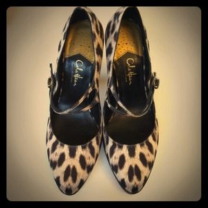 Cole Haan leopard mary jane heelsBUNDLE