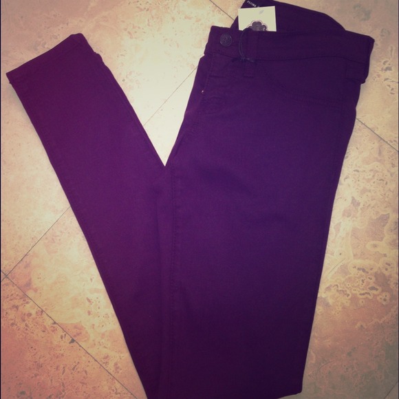 Violet Flying monkey skinny jeans