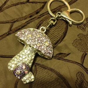 Mushroom keychain