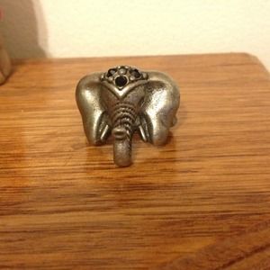 Elephant head Ring