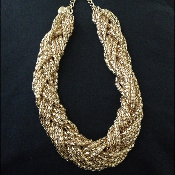 ❌SOLD BUNDLE❌Gold statement necklace & Tory Burch