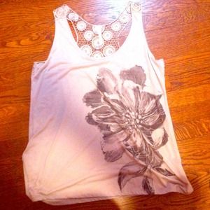 Detailed sequined tank - NEVER WORN